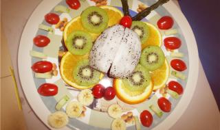 幼儿园水果拼盘图片